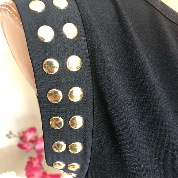 Michael Kors black studded sheath dress size small - Picture 7 of 8